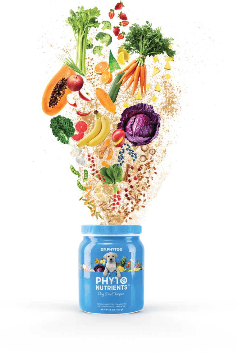 Dr. Phytos bottle with ingredients